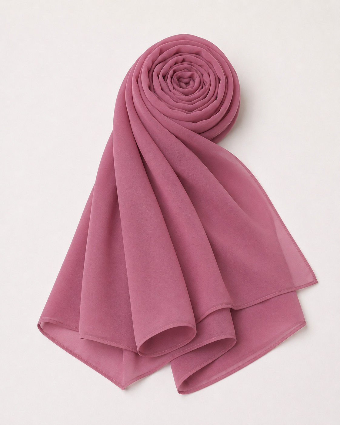 Premium Chiffon Hijab- Dusty Pink