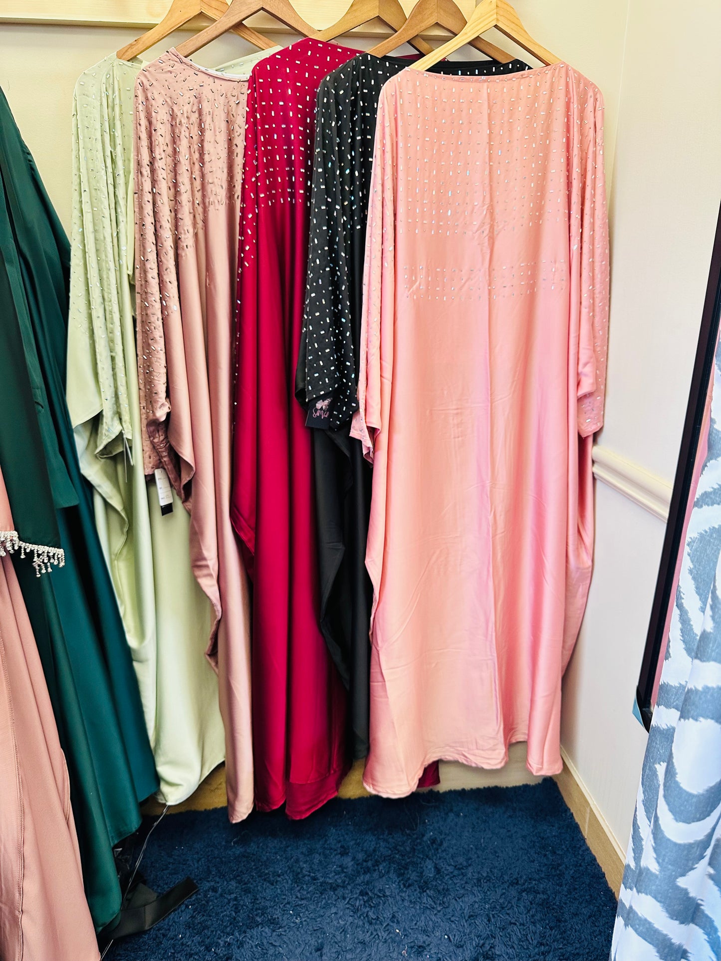 Butterfly Silk abaya