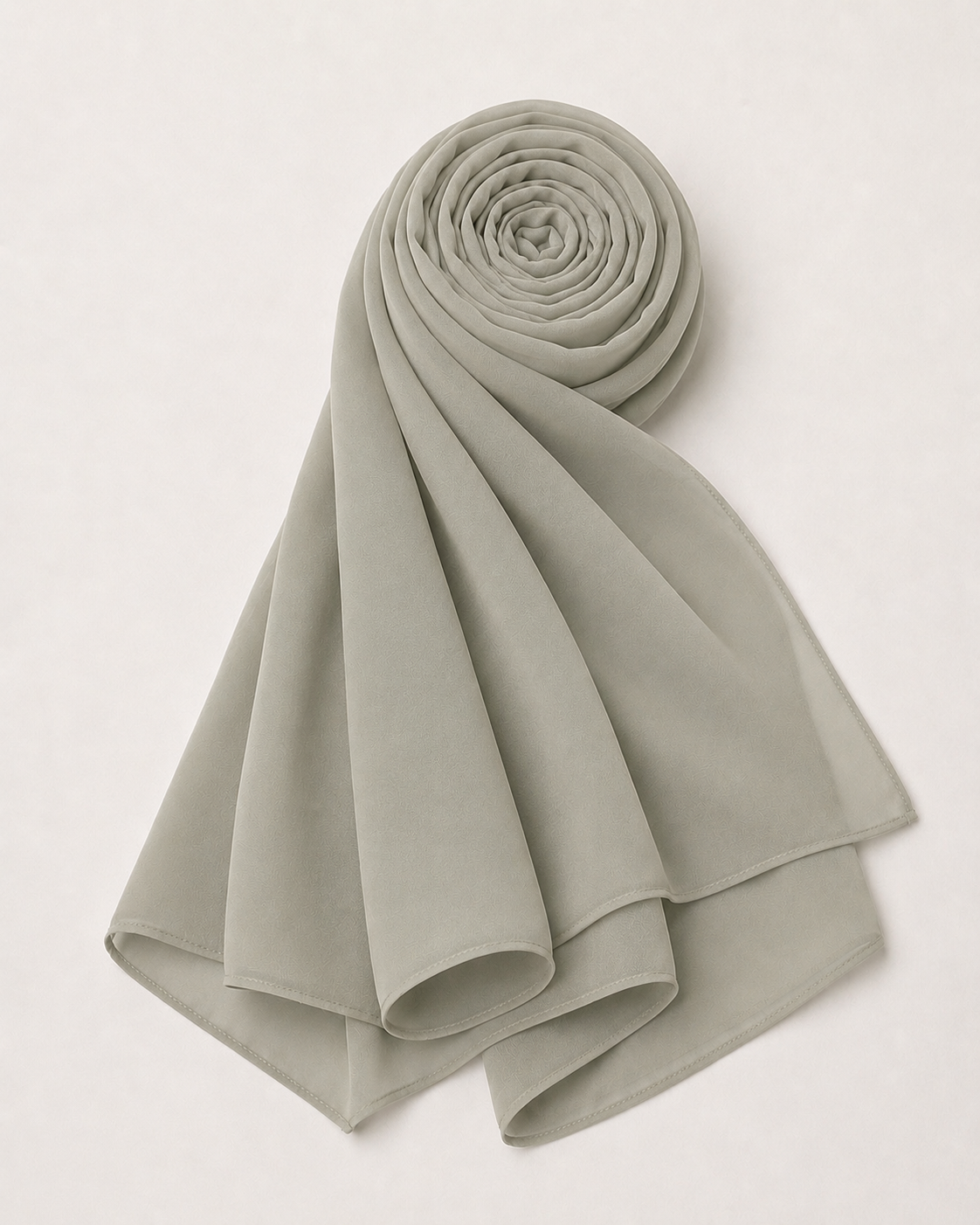 Premium Chiffon Hijab- Sage green