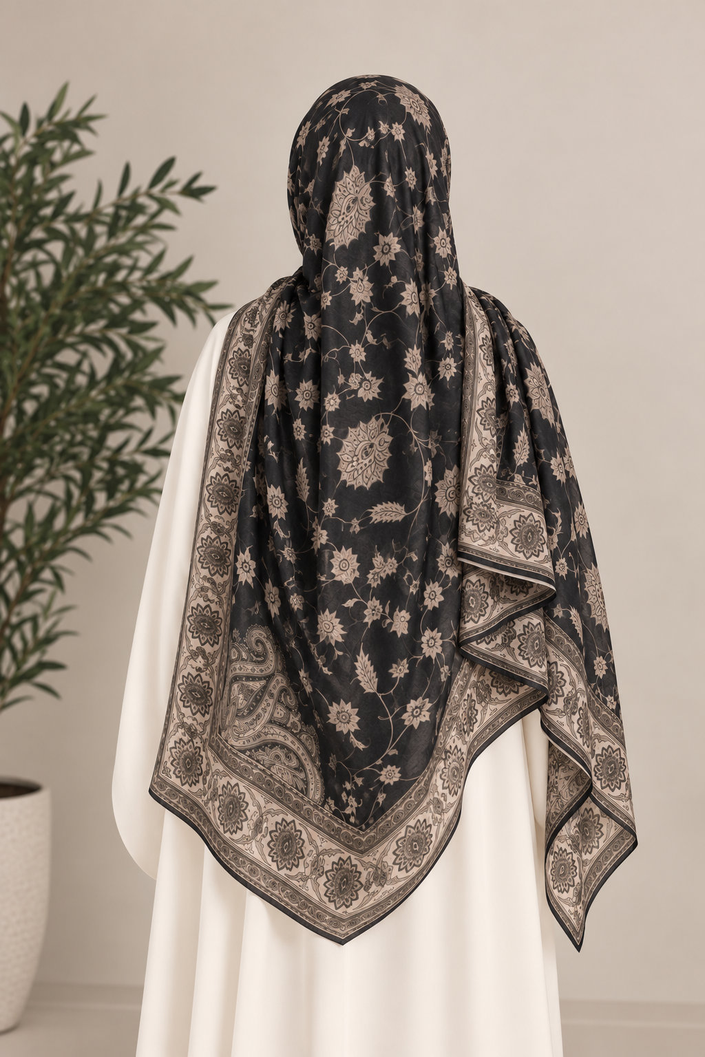 Printed Modal Hijab-Neelam