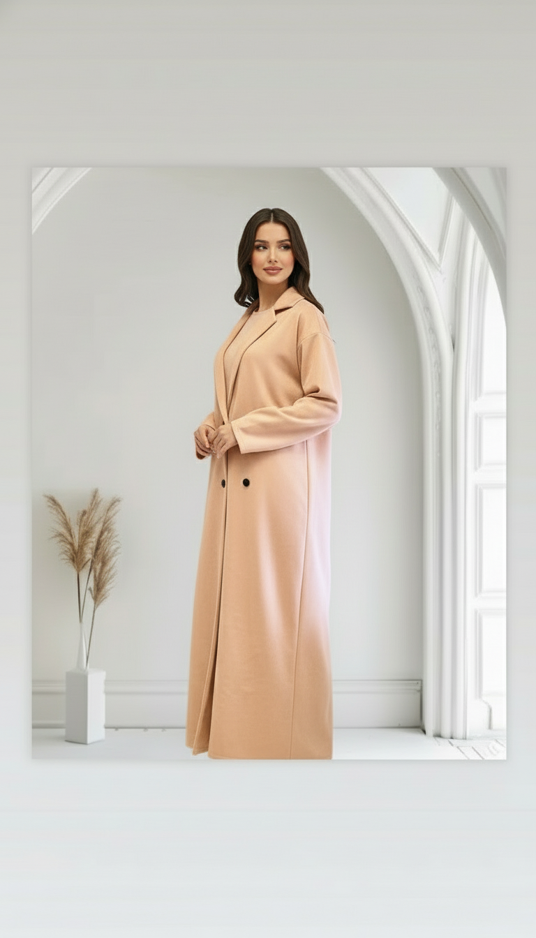 Winter 2 Piece Coat Abaya