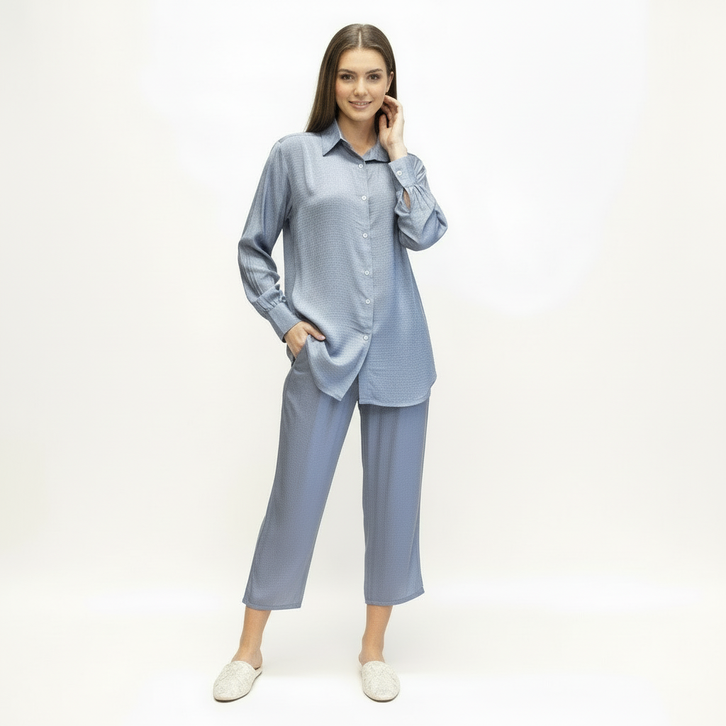 Grey Relaxed Fit Coordinate Set