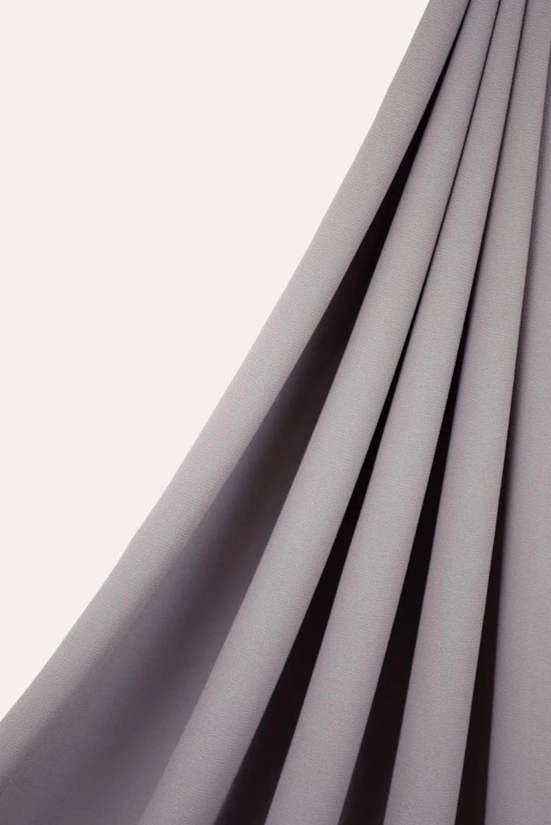 Beautiful Falcon Gray Classic Chiffon Hijab