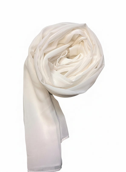 Chiffon Hijab- Milky White