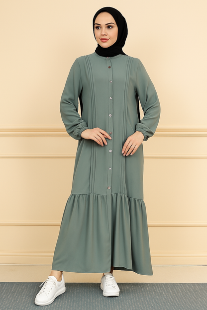 Turkish frill abaya