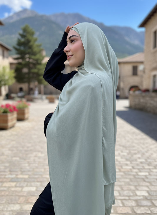Luxury Plain Modal Hijabs Price-Pistachio