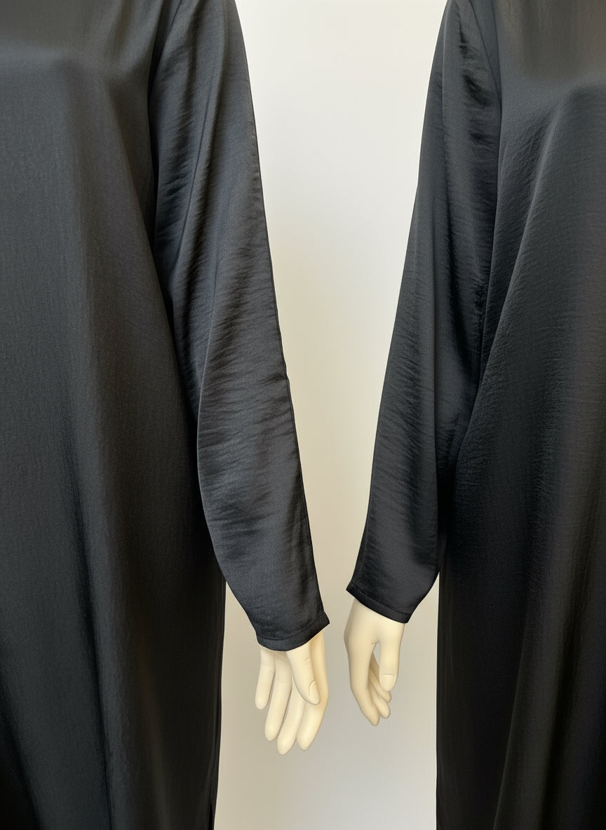 Inner slip dress- Black