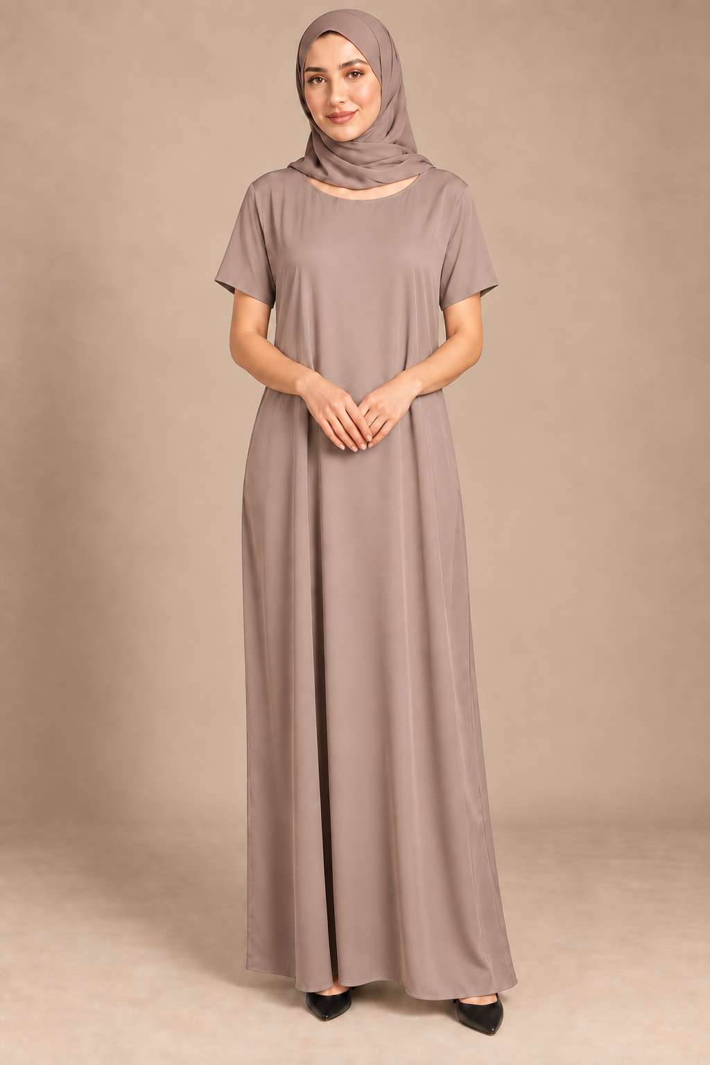 Inner Slip Dress- Rose Taupe