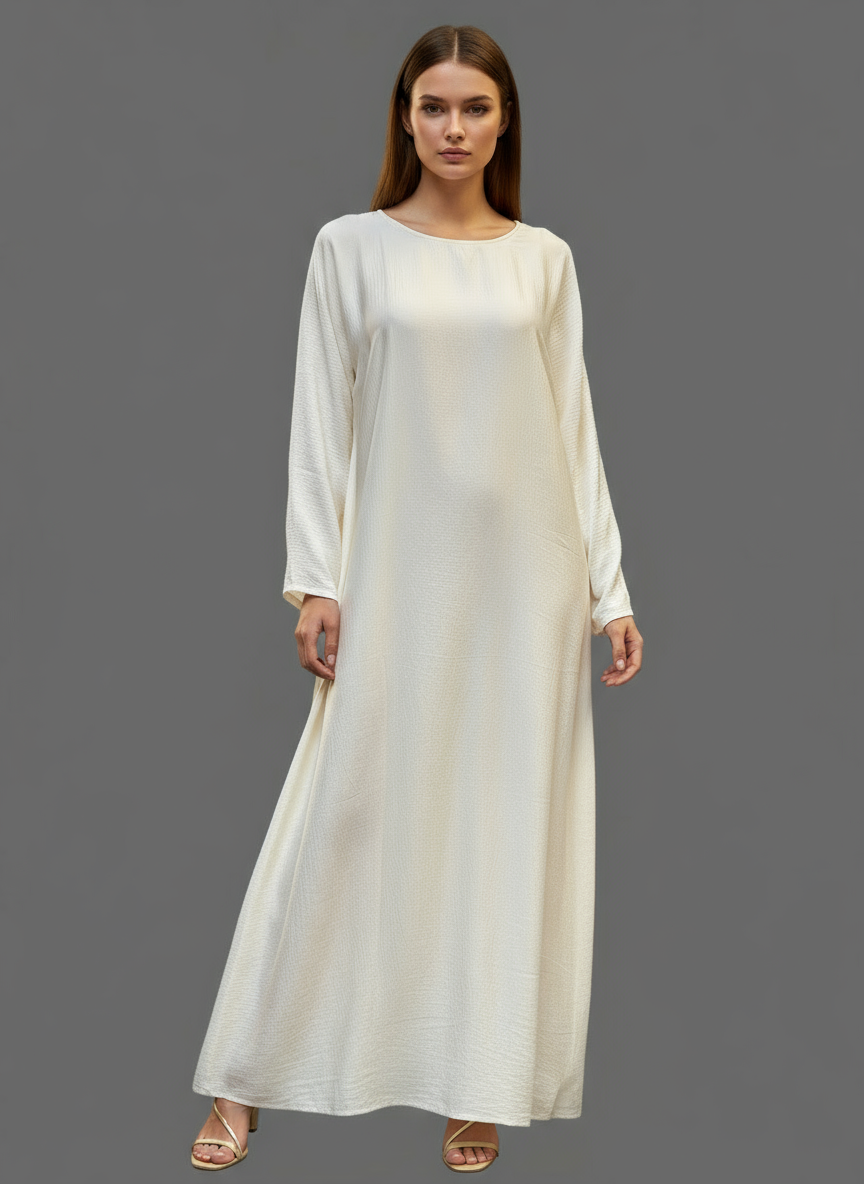 Inner Slip Dress-White