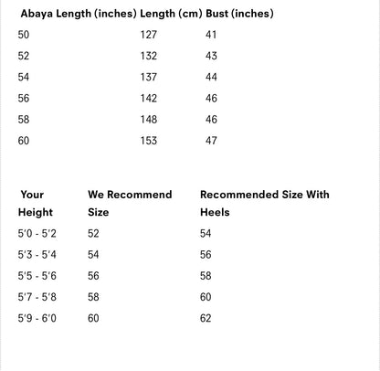 Hand Embroidery Abaya- Navy blue