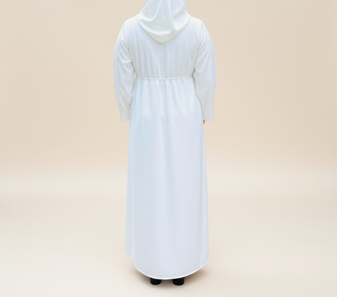 Essential Abaya-White