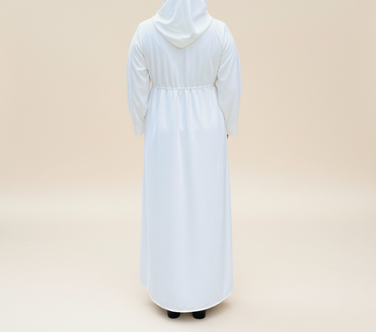 Essential Abaya-White