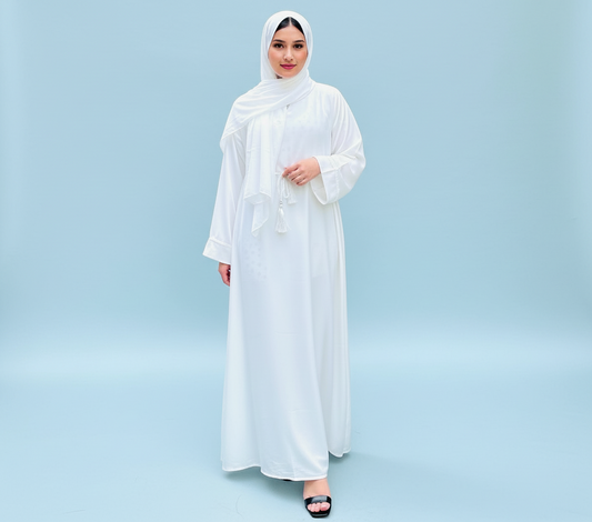 Essential Abaya-White