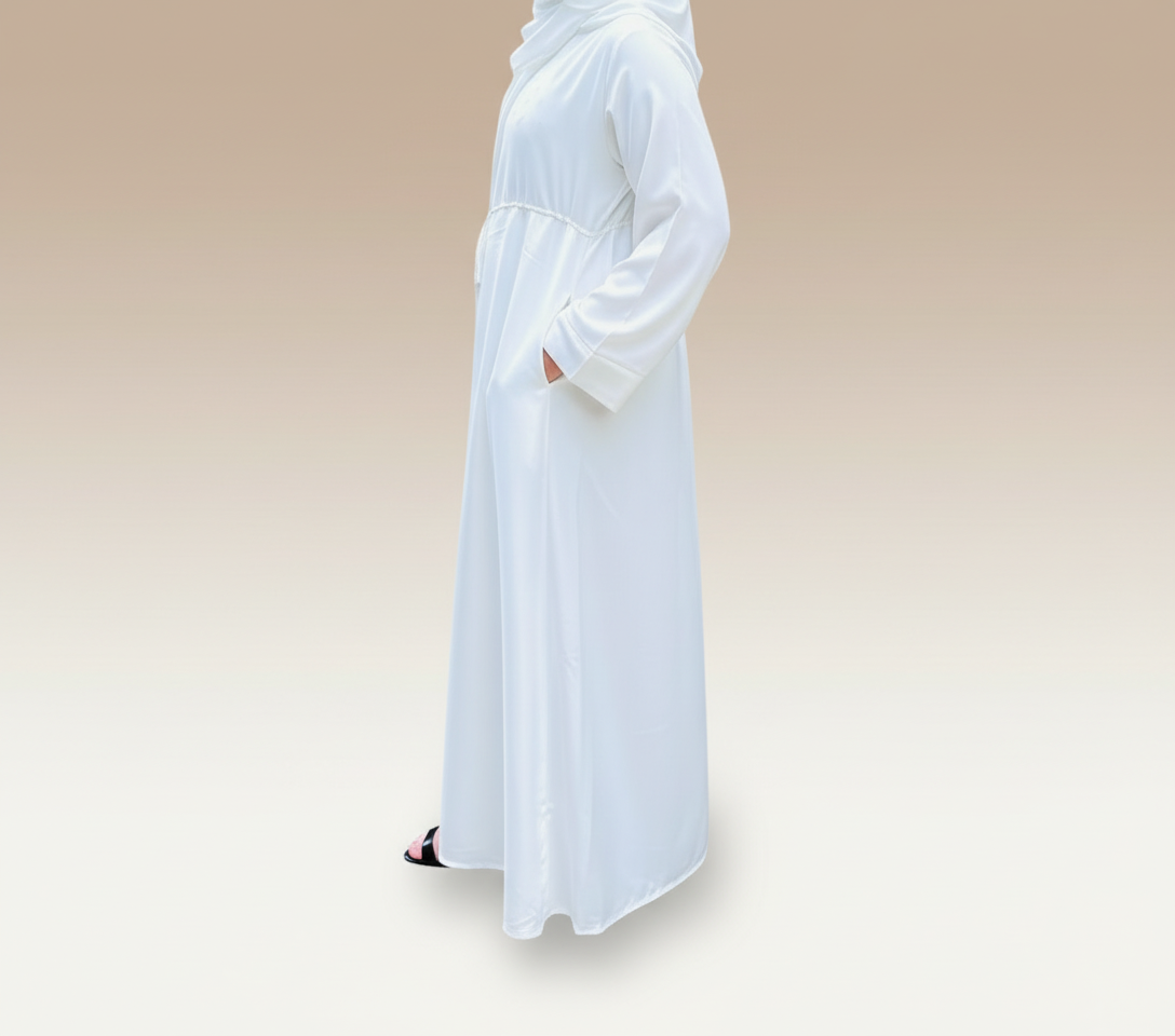 Essential Abaya-White