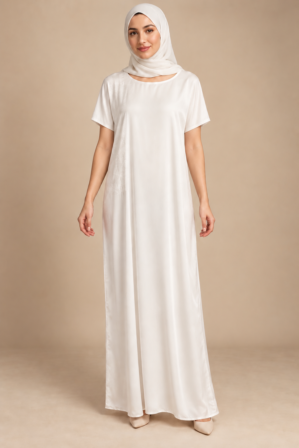 Inner Slip Dress- White