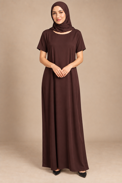 Inner Slip Dress- Chocolate Brown