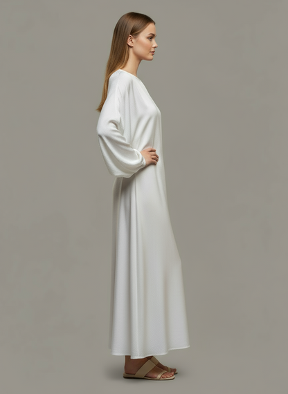 Inner Slip Dress-White