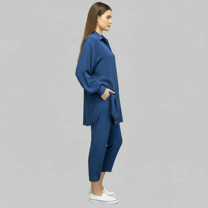 Relaxed fit coordinate sets- Blue
