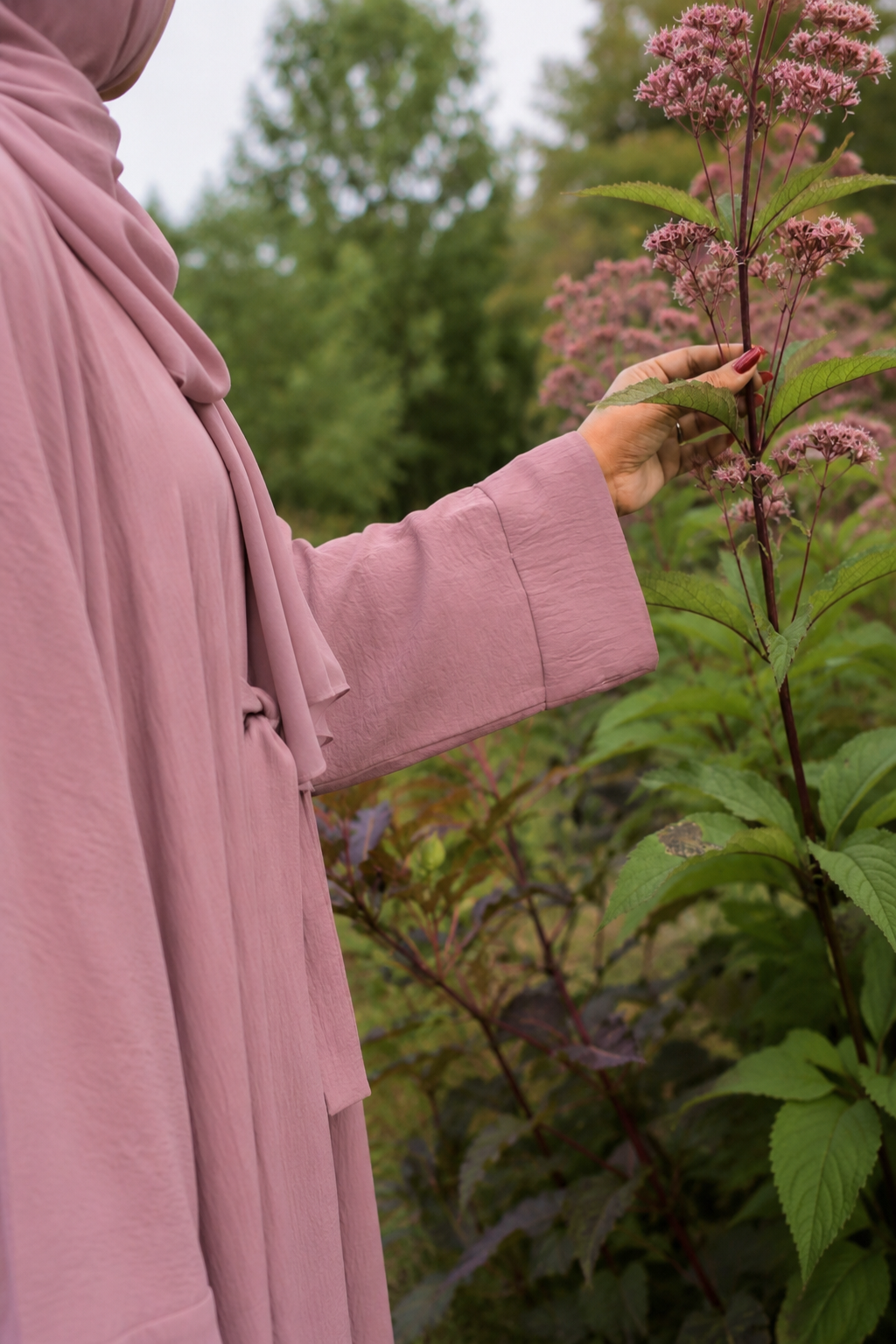 Harir Maqsoor Cotton Crush- Dusty Blush Pink