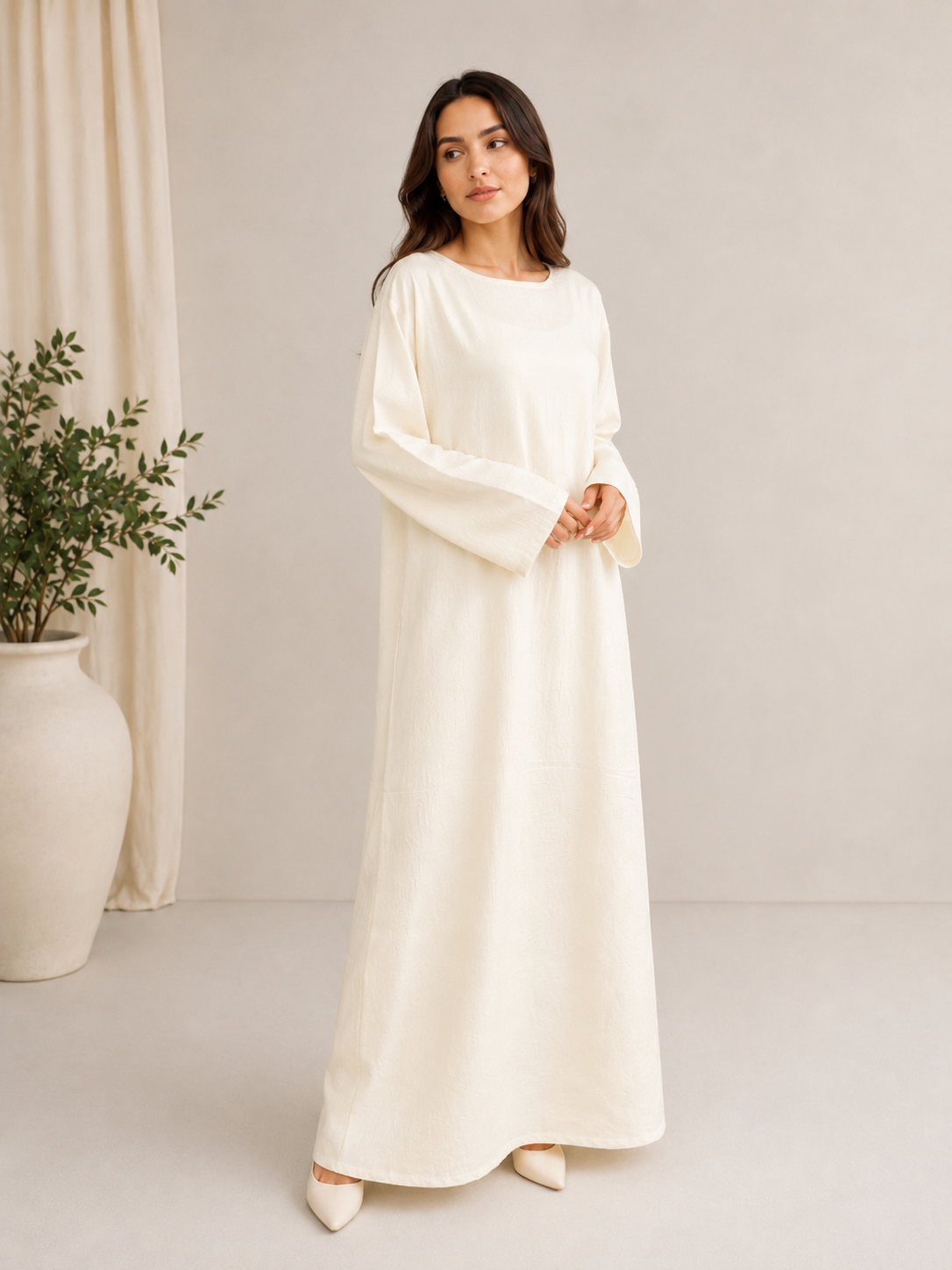 Inner slip dress- vanilla cream