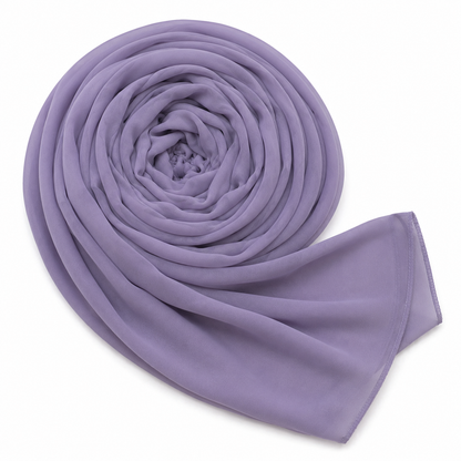 Premium Chiffon Hijab- Lavender