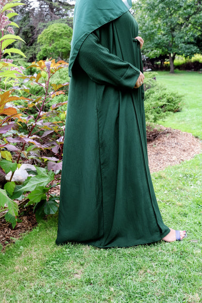 Harir maqsoor Cotton Abaya-Four Piece Elegance