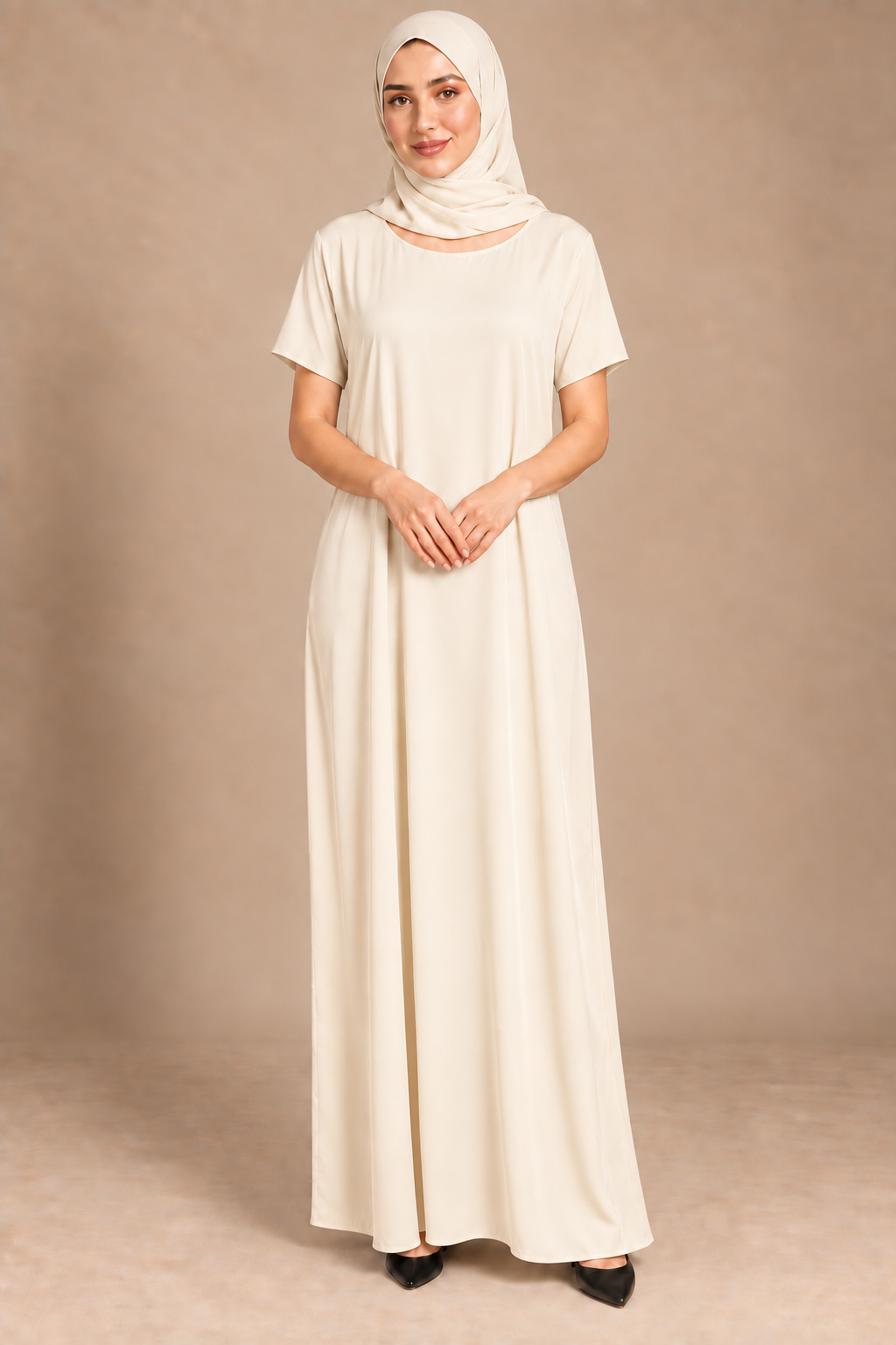 Inner Slip Dress- Soft Cream