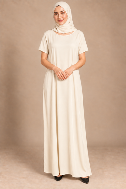 Inner Slip Dress- Soft Cream