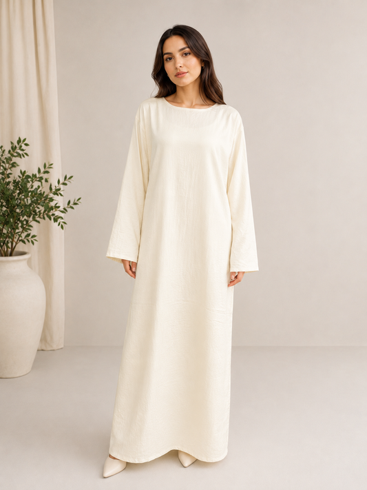 Inner slip dress- vanilla cream