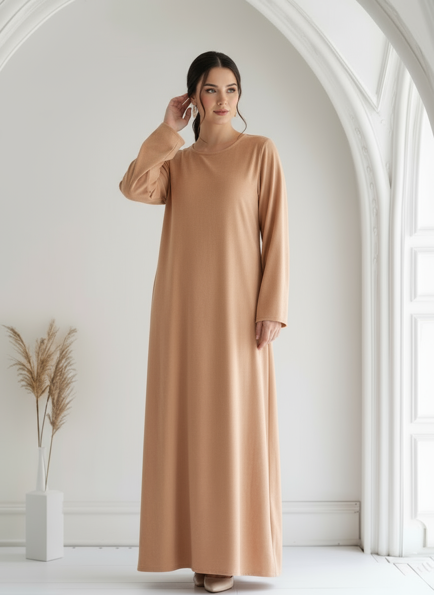 Winter 2 Piece Coat Abaya