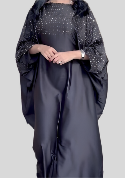 Butterfly Silk abaya