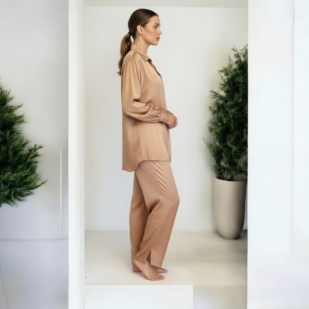 Relaxed Fit Coordinate sets-Bronze