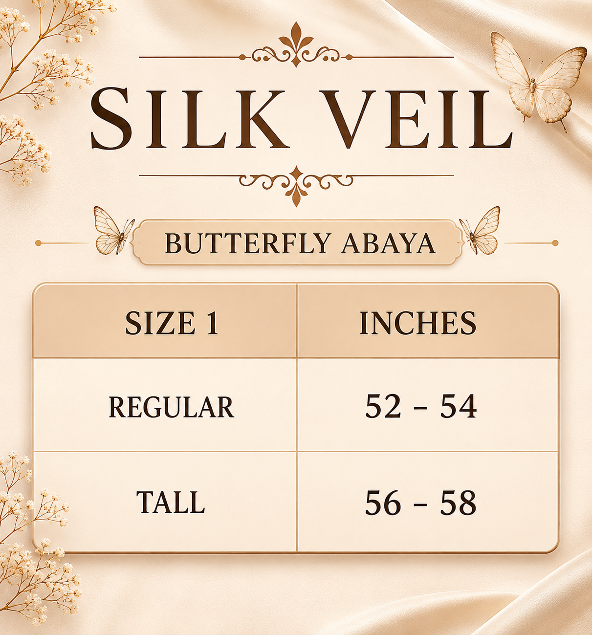 Butterfly Abaya-Black