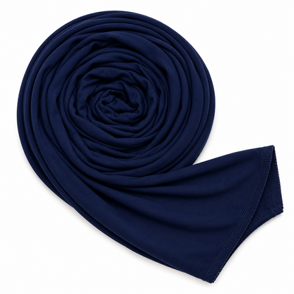Jersey Hijab- Navy Blue