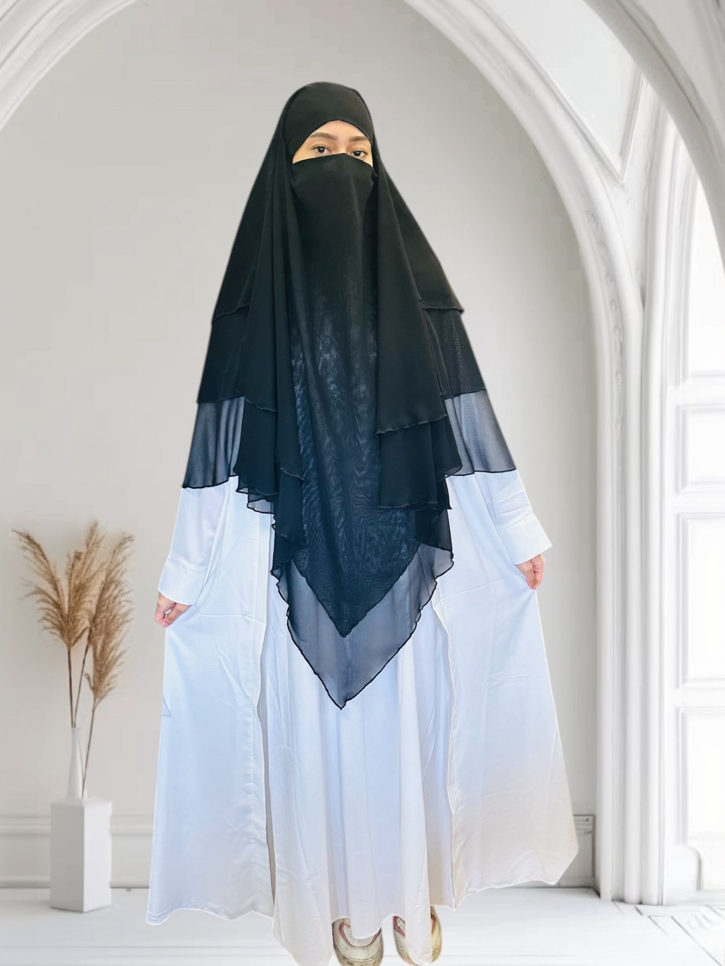 3 layered diamond Khimar