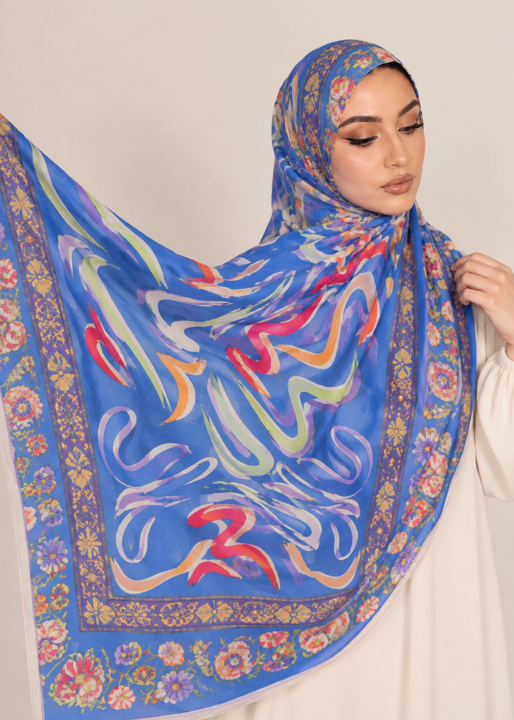 Printed Bamboo Modal Hijab-Rangoli