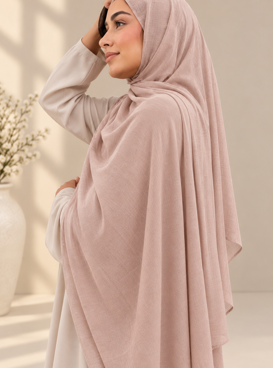 Luxury Modal hijab- Dusty Pink