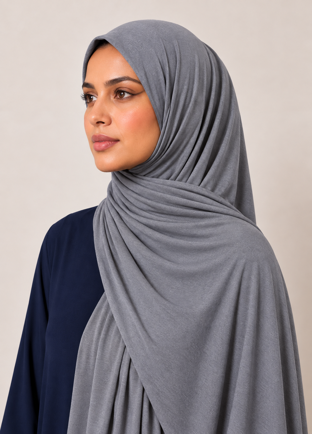 Jersey Hijab- Slate Grey